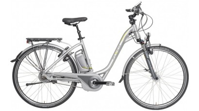 Flyer T 8.1 comfort 55 cm, zilver 15 ah accu